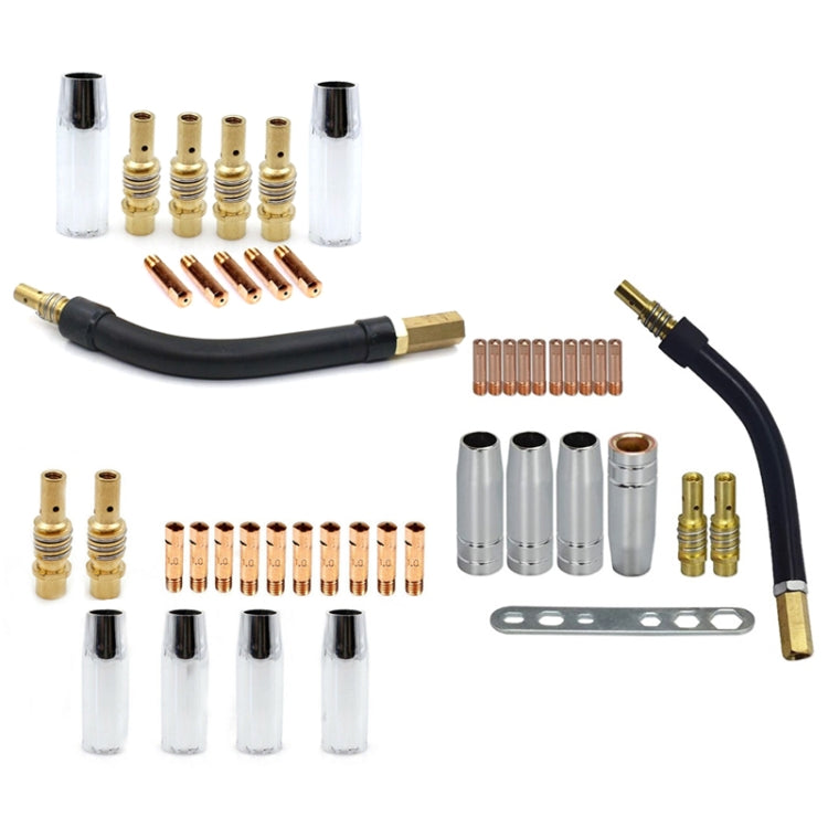 16 PCS / Set Welding Needle Point Vover Nozzle Kit Gas Shielded Welding Conductive Nozzle - Soldering Iron Tip by PMC TechLife | Online Shopping South Africa | PMC TechLife | Buy Now Pay Later Mobicred