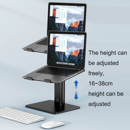 SSKY P20 Portable Aluminum Alloy Lifting And Raising Laptop Support(Black) - Laptop Stand by SSKY | Online Shopping South Africa | PMC Jewellery | Buy Now Pay Later Mobicred