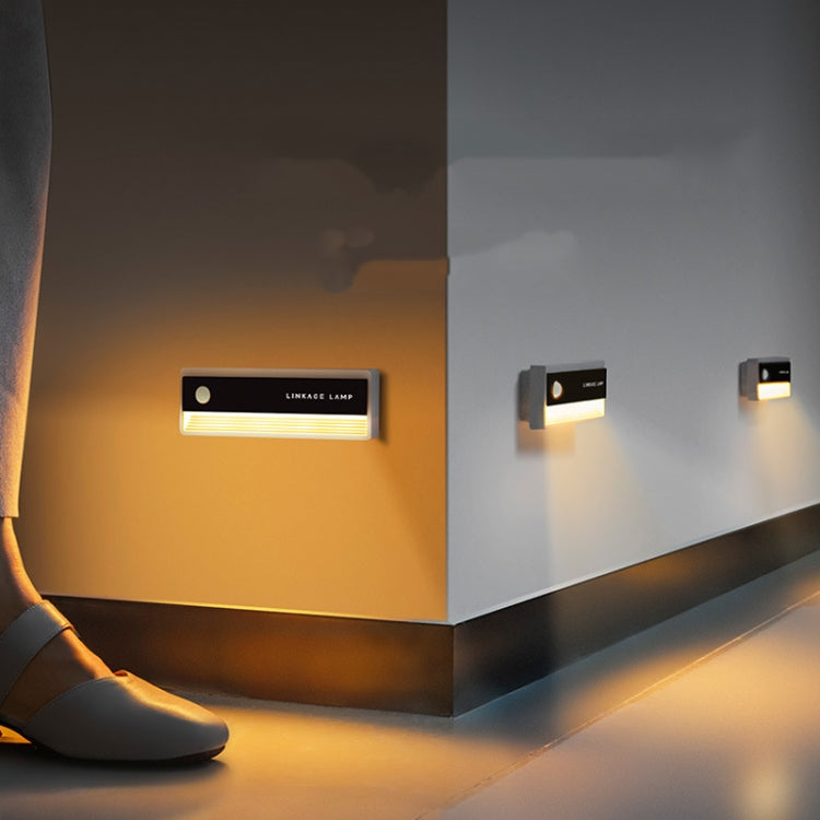 1PC TW-L56 Linkage Human Body Induction Night Light USB Magnetic Corridor Lamp - Sensor LED Lights by PMC TechLife | Online Shopping South Africa | PMC TechLife | Buy Now Pay Later Mobicred