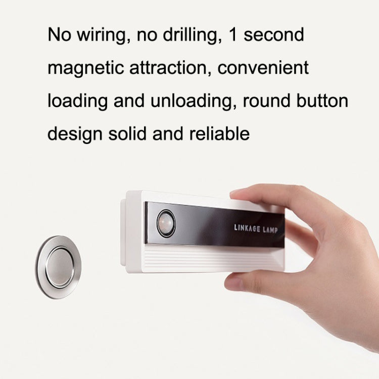 1PC TW-L56 Linkage Human Body Induction Night Light USB Magnetic Corridor Lamp - Sensor LED Lights by PMC TechLife | Online Shopping South Africa | PMC TechLife | Buy Now Pay Later Mobicred