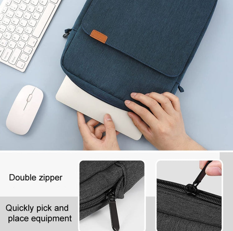 Vertical Laptop Bag Handheld Shoulder Crossbody Bag, Size: 13 Inch(Pink) - free shipping - PMC Jewellery - Order now!