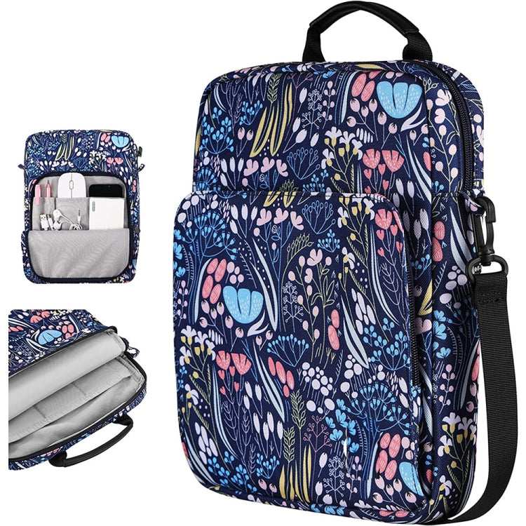 Vertical Laptop Bag Handheld Shoulder Crossbody Bag, Size: 9.7-11 Inch(Blue) - 10 - 11 inch by PMC TechLife | Online Shopping South Africa | PMC TechLife