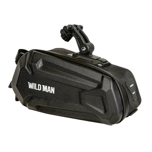 WILD MAN XT7 1.2L Mountain Bike EVA Hard Shell Waterproof Wear-resistant Tail Bag(Twill Style) - Bicycle Bags by WILD MAN | Online Shopping South Africa | PMC Jewellery