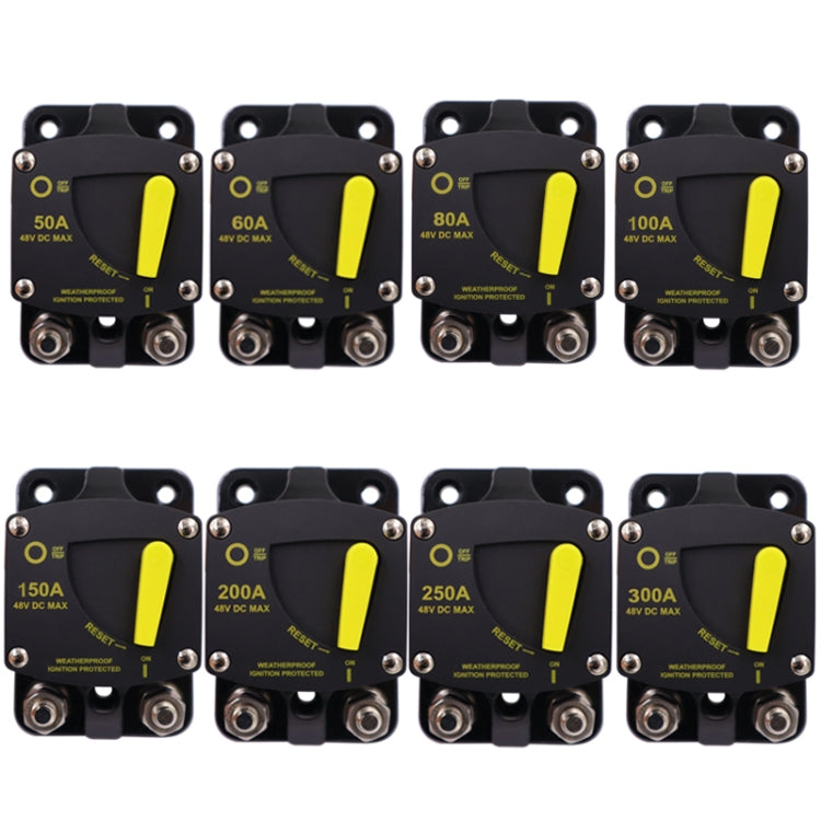 80A CB6 Car RV Yacht Audio Restore Insurance Holder Switch - Fuse by PMC TechLife | Online Shopping South Africa | PMC TechLife | Buy Now Pay Later Mobicred