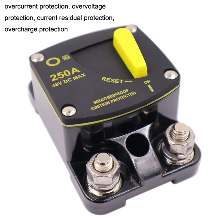 100A CB6 Car RV Yacht Audio Restore Insurance Holder Switch - Fuse by PMC TechLife | Online Shopping South Africa | PMC TechLife | Buy Now Pay Later Mobicred