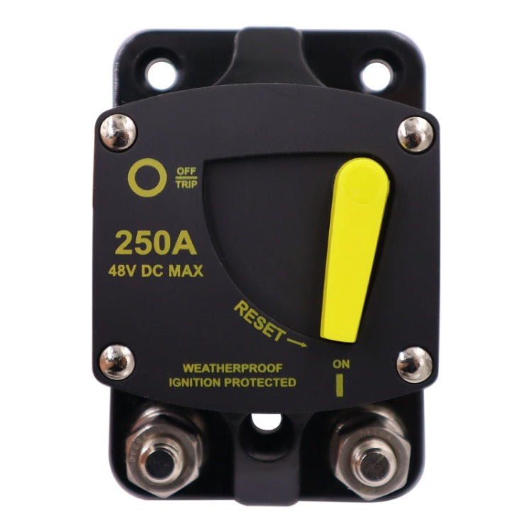 250A CB6 Car RV Yacht Audio Restore Insurance Holder Switch - Fuse by PMC Jewellery | Online Shopping South Africa | PMC Jewellery | Buy Now Pay Later Mobicred