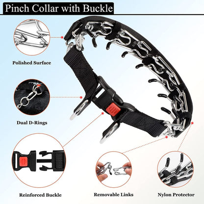 Cloth Tape Paste Detachable Training Stimulation Dog Collar, Size: XL 4.0mm x 60cm(Ordinary) - Collars by PMC Jewellery | Online Shopping South Africa | PMC Jewellery