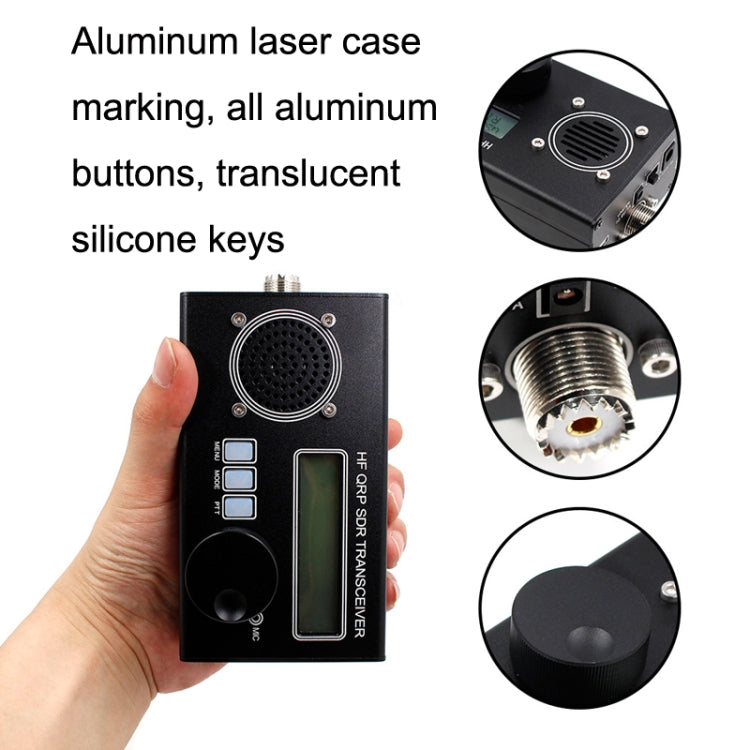 Mini 8 Band SSB/CW QRP Transceiver For Ham Radio, Style: Host + Hand Mi + EU - Set Top Box & Accessories by PMC TechLife | Online Shopping South Africa | PMC TechLife | Buy Now Pay Later Mobicred