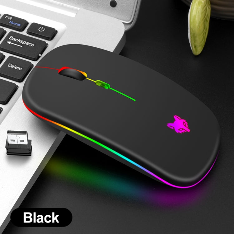 XUNSVFOX XYH50 4 Keys USB Charging Business Office Wireless Light Mouse(Black) - Wireless Mice by XUNSVFOX | Online Shopping South Africa | PMC Jewellery