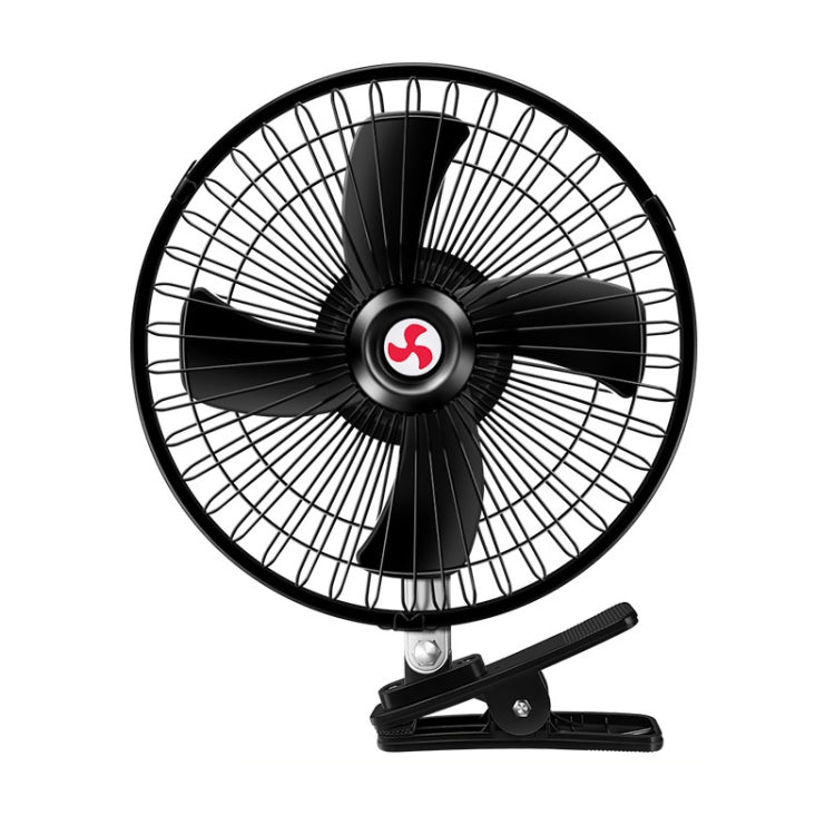 Car Powerful Fixing Clip Cooling High Wind Power Electric Fan, Specification: 8 inch Black 24V - Heating & Fans by PMC TechLife | Online Shopping South Africa | PMC TechLife | Buy Now Pay Later Mobicred