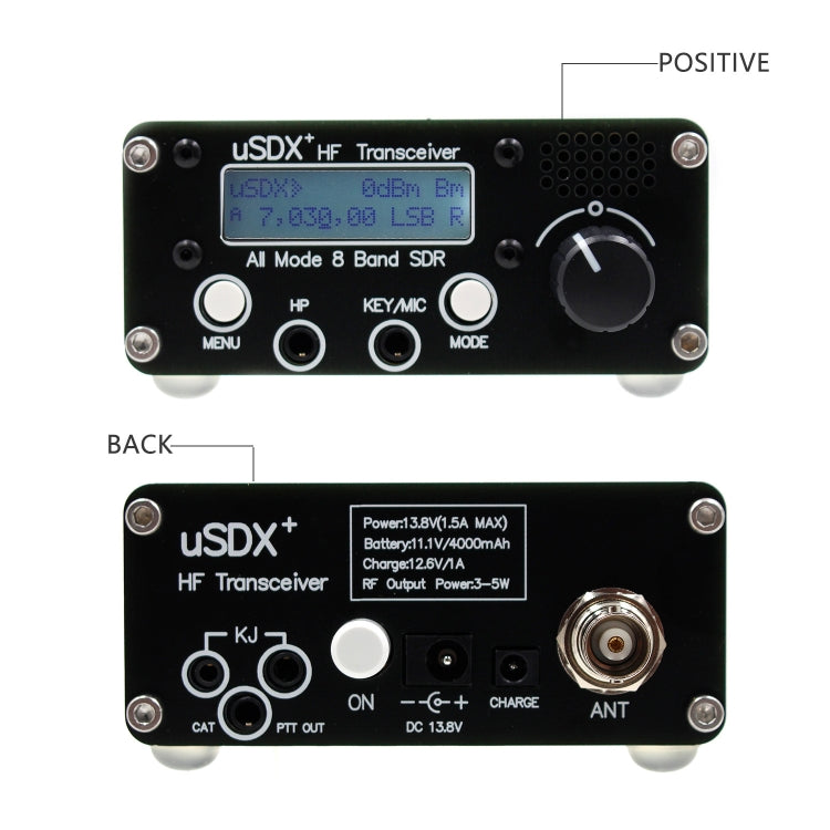 Usdr Usdx + V2 Plus 8 Band SDR Full Mode HF SSB QRP High Frequency Transceiver, Spec: EU Plug - Set Top Box & Accessories by PMC TechLife | Online Shopping South Africa | PMC TechLife | Buy Now Pay Later Mobicred