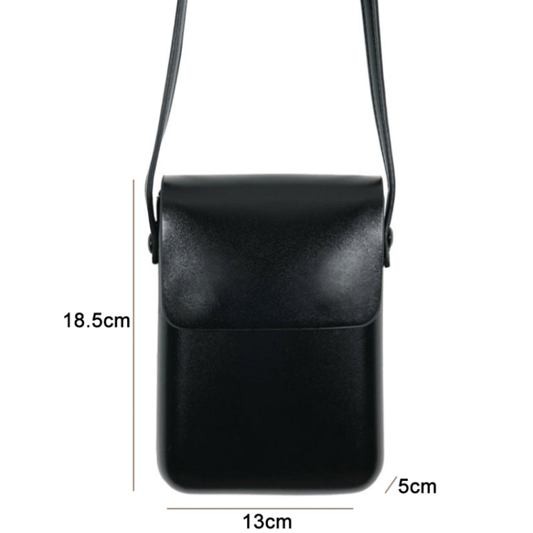Fashion Versatile Vertical Models Single Shoulder Crossbody Mobile Phone Bag, Color: Black - Single-shoulder Bags by PMC TechLife | Online Shopping South Africa | PMC TechLife | Buy Now Pay Later Mobicred