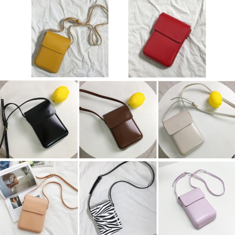 Fashion Versatile Vertical Models Single Shoulder Crossbody Mobile Phone Bag, Color: Brown - Single-shoulder Bags by PMC TechLife | Online Shopping South Africa | PMC TechLife | Buy Now Pay Later Mobicred