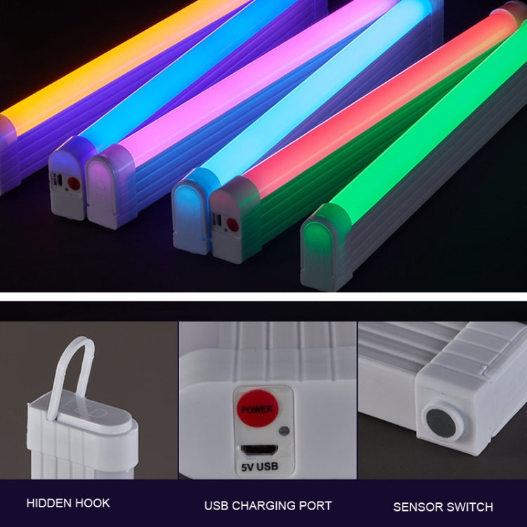 32cm Handheld Light Stick Ambient Light Rechargeable Emergency Light Tube Live Fill Light(Red Light) -  by PMC TechLife | Online Shopping South Africa | PMC TechLife