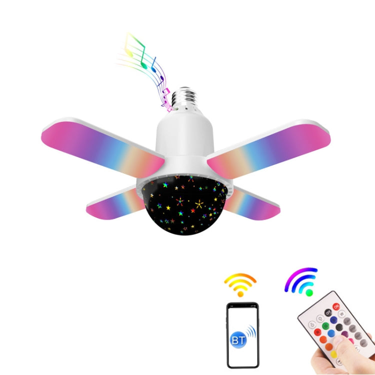 LY-002 24W Mini Bluetooth RGB Light Effect Foldable Music Light(Starry Light) - Smart Light Bulbs by PMC TechLife | Online Shopping South Africa | PMC TechLife | Buy Now Pay Later Mobicred
