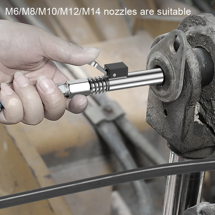 PC002 Lock Clamp Type High Pressure Grease Nozzle, Style: Butter Mouth+60cm Hose - Other Tools by PMC TechLife | Online Shopping South Africa | PMC TechLife | Buy Now Pay Later Mobicred