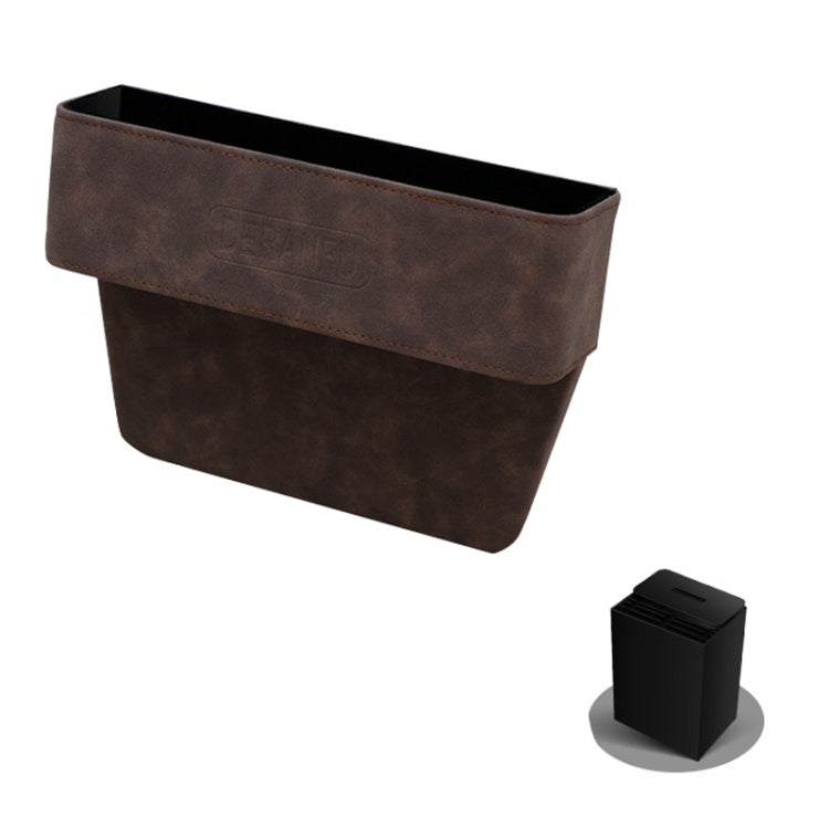DE RAN FU Car Seat Storage Box Cup Holder Fur Citrine Phone Sundry Storage Box(Brown) - Stowing Tidying by DE RAN FU | Online Shopping South Africa | PMC TechLife | Buy Now Pay Later Mobicred