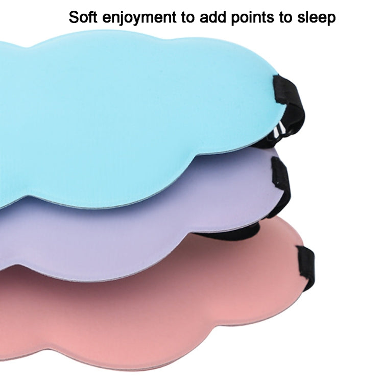 3D Cloud Eye Mask Ice Silk Slow Rebound Memory Foam Sleep Comfort Eye Mask(Purple) - free shipping - PMC TechLife - Order now!