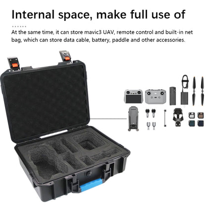 For DJI Mavic 3 Classic Drone Storage Box Portable Explosion-proof Case(Black) - Backpacks & Bags by PMC Jewellery | Online Shopping South Africa | PMC Jewellery