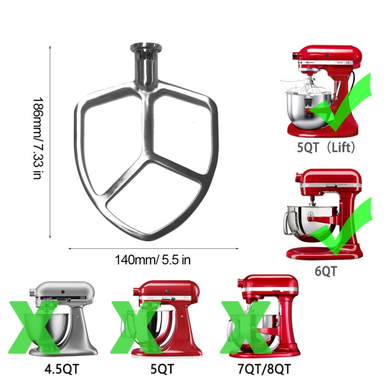 For KitchenAid Stand Mixer  6QT Mixer Head Stainless Steel Accessories - free shipping - PMC TechLife - Order now!