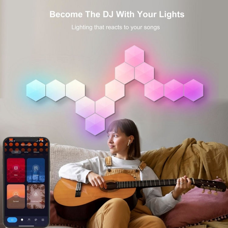 Gaming Ambient Light Smart Chiclet Backdrop Quantum Wall Light, Versions: Bluetooth(10 PCS/Set) - Novelty Lighting by PMC TechLife | Online Shopping South Africa | PMC TechLife | Buy Now Pay Later Mobicred
