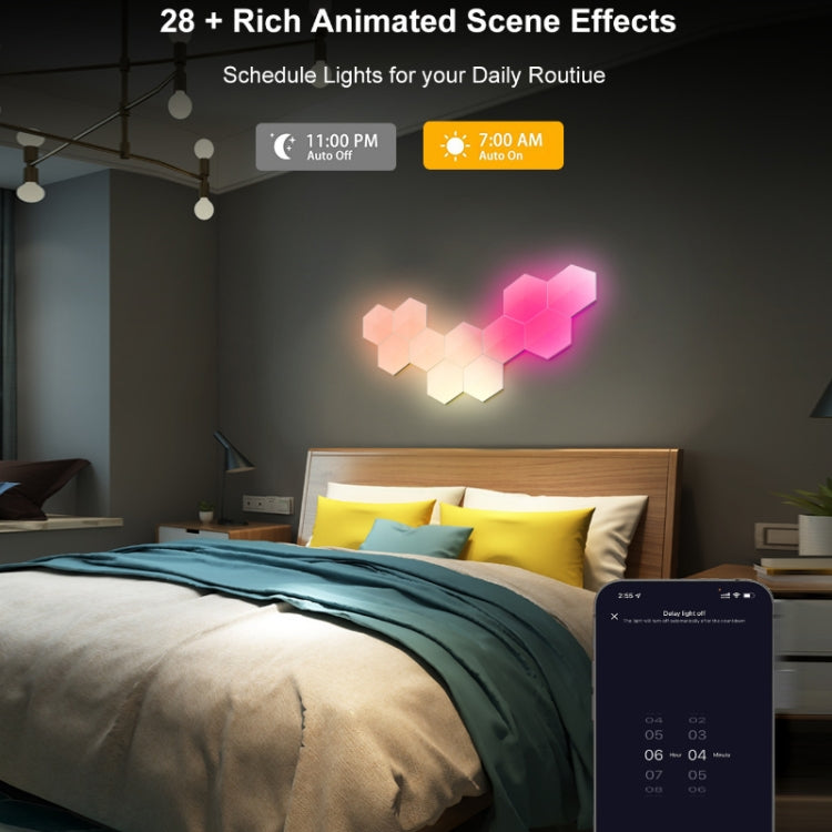 12pcs / Set Gaming Ambient Light Smart Chiclet Backdrop Quantum Wall Light, Versions: WIFI - free shipping - PMC TechLife - Order now!