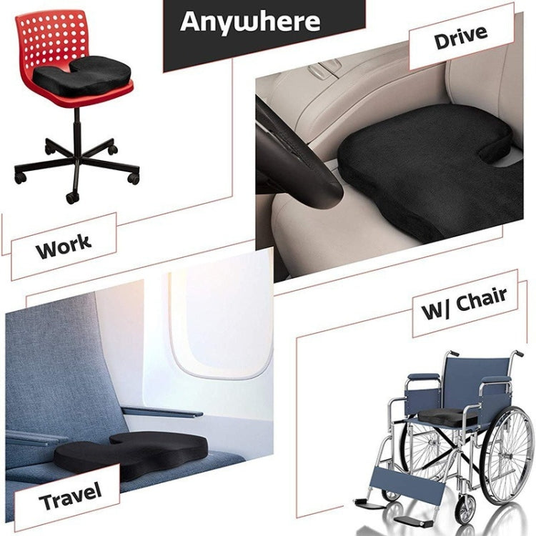 Office Gel Cushion Beauty Buttocks Anti-hemorrhoid Cushion(Mesh Fabric Coffee) - Cushions & Pillows by PMC TechLife | Online Shopping South Africa | PMC TechLife | Buy Now Pay Later Mobicred