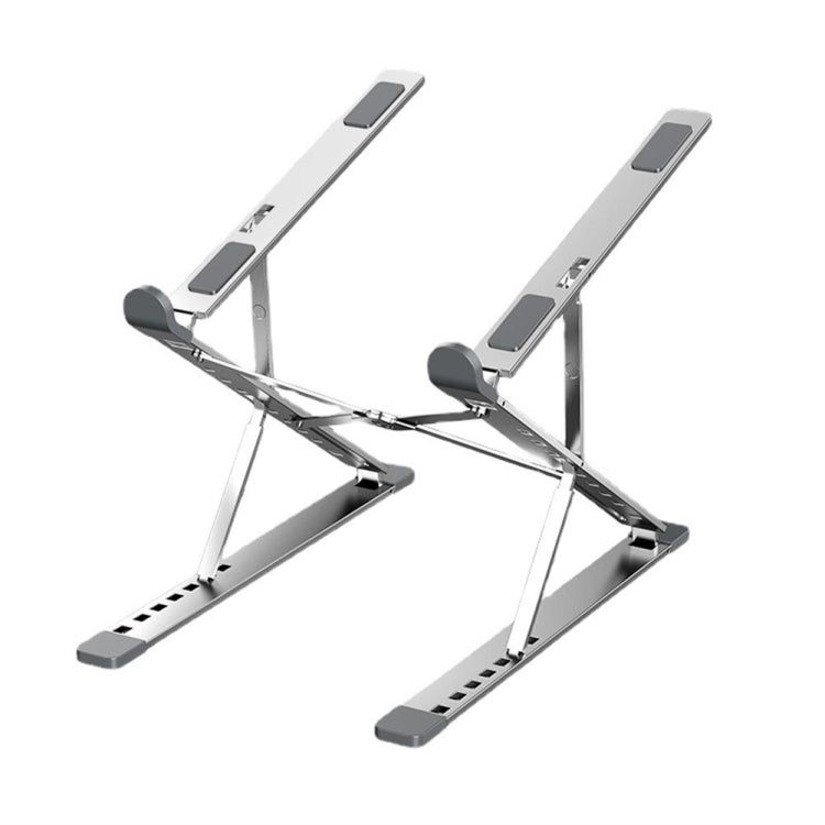 N8 Double-layer Foldable Lifting Aluminum Alloy Laptop Heat Dissipation Stand, Color: Silver - Laptop Stand by PMC Jewellery | Online Shopping South Africa | PMC Jewellery | Buy Now Pay Later Mobicred