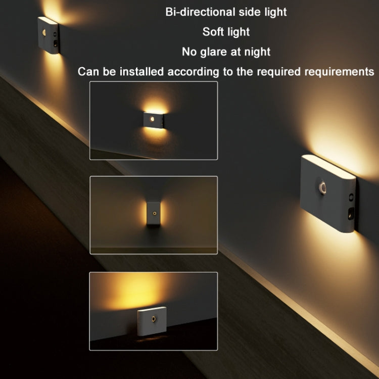 Human Infrared Smart Sensor Wireless Magnetic LED Night Light(Plane Lens) - Sensor LED Lights by PMC TechLife | Online Shopping South Africa | PMC TechLife | Buy Now Pay Later Mobicred