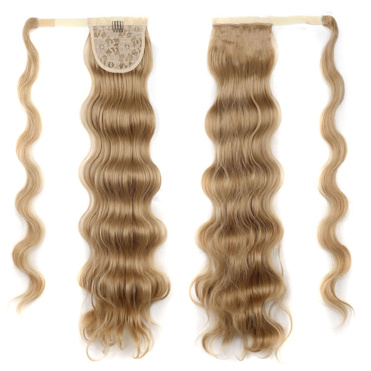 MST08 Adhesive Tie-On Wigs Ponytail Fluffy Long Curly Wigs High-Ponytail(18) - free shipping - PMC TechLife - Order now!