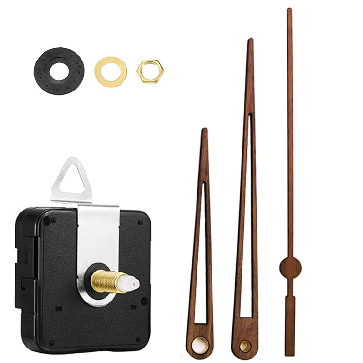 Quartz Clock Dial Repair Kit DIY Wall Clock Parts,Spec: Movement+S04 Wooden Needle - DIY Clocks by PMC Jewellery | Online Shopping South Africa | PMC Jewellery