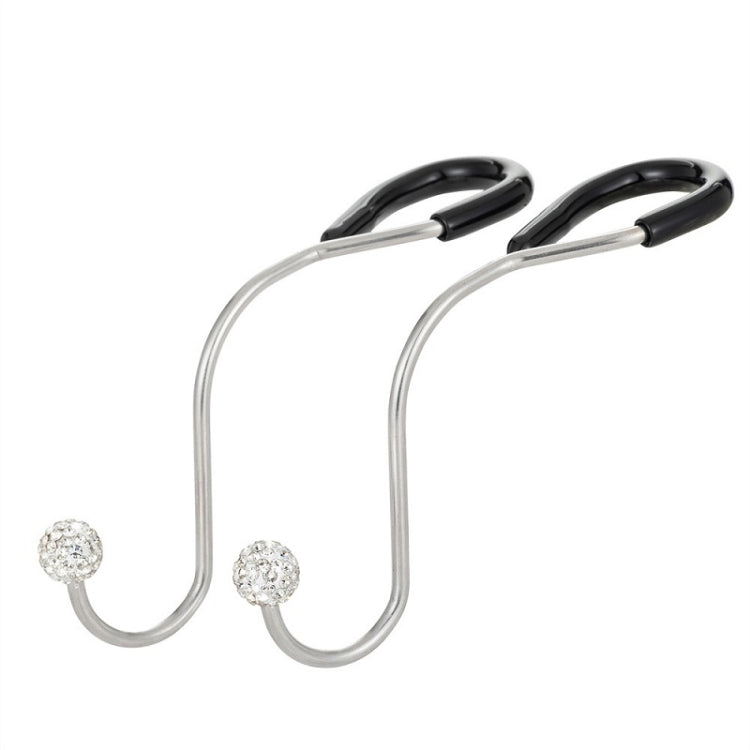Multifunctional Car Seat Hooks With Diamond Inlay(White) - Auto Fastener & Clips by PMC TechLife | Online Shopping South Africa | PMC TechLife | Buy Now Pay Later Mobicred