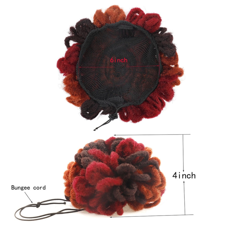LSFBZB Drawstring Dreadlocks Wig Caterpillar Dreadlock Shaggy Hair Bun, Spec: 27H613 - free shipping - PMC TechLife - Order now!