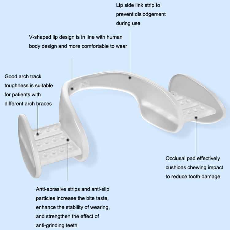 Y-Kelin Orthodontic Appliance Silicone Simulation Braces Anti-Molar Braces For Night(Transparent) - free shipping - PMc TechLife - Order now!