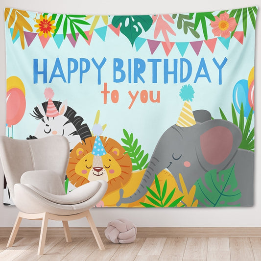 Happy Birthday Photo Backdrop Party Decoration Tapestry, Size: 150x130cm(GT56-5) - Cartoon by PMC Jewellery | Online Shopping South Africa | PMC Jewellery | Buy Now Pay Later Mobicred