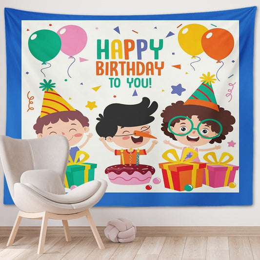 Happy Birthday Photo Backdrop Party Decoration Tapestry, Size: 230x150cm(GT56-4) - Cartoon by PMC Jewellery | Online Shopping South Africa | PMC Jewellery | Buy Now Pay Later Mobicred