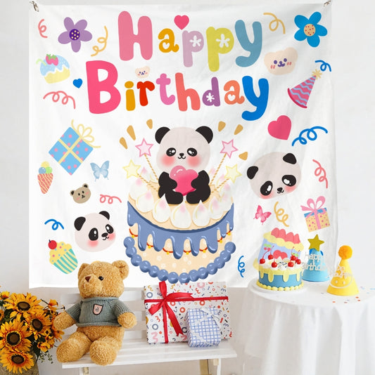 Birthday Layout Hanging Cloth Children Photo Wall Cloth, Size: 150x180cm Velvet(5) - Cartoon by PMC Jewellery | Online Shopping South Africa | PMC Jewellery | Buy Now Pay Later Mobicred