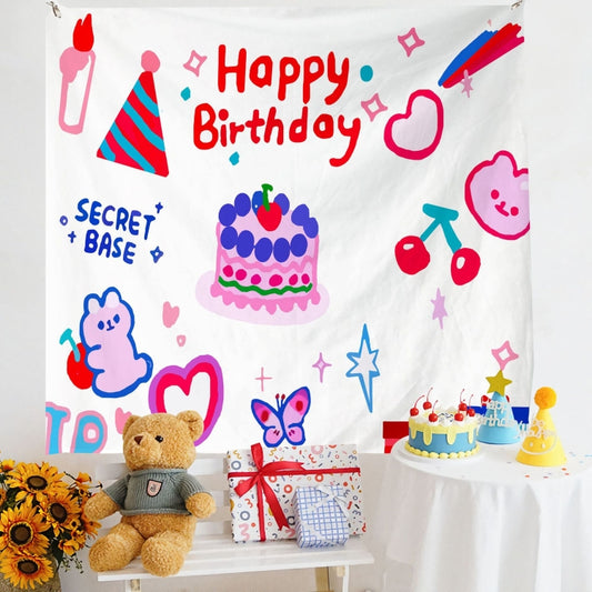 Birthday Layout Hanging Cloth Children Photo Wall Cloth, Size: 150x200cm Velvet(14) - Cartoon by PMC Jewellery | Online Shopping South Africa | PMC Jewellery | Buy Now Pay Later Mobicred