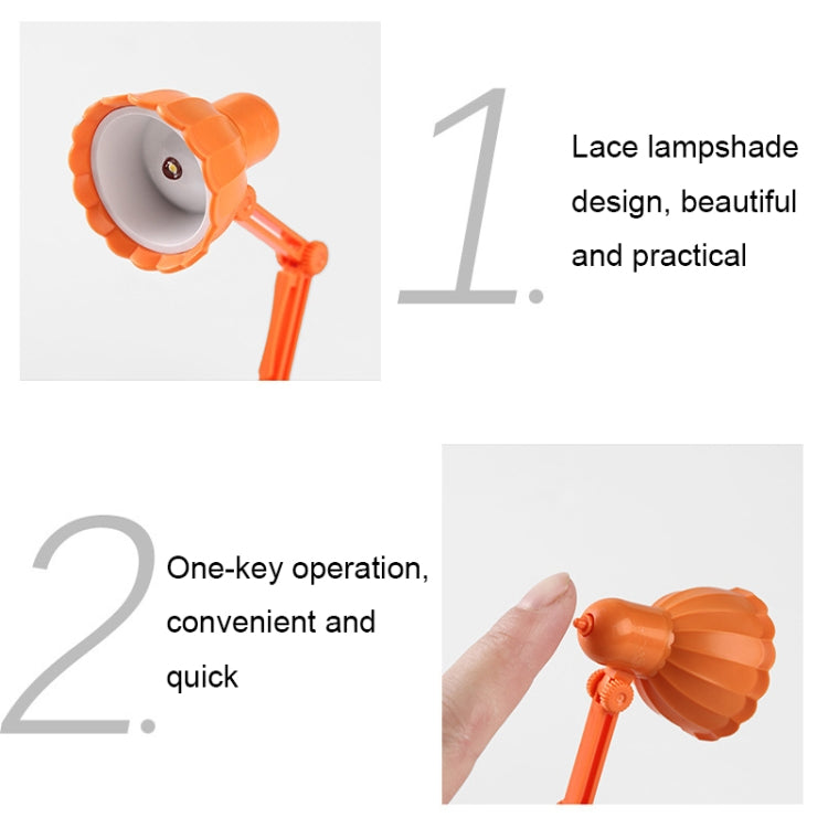 Flower Shape LED Mini Magnetic Table Lamp Foldable Bedside Night Light(09B Rose Red) - Bedside Light by PMc TechLife | Online Shopping South Africa | PMc TechLife | Buy Now Pay Later Mobicred