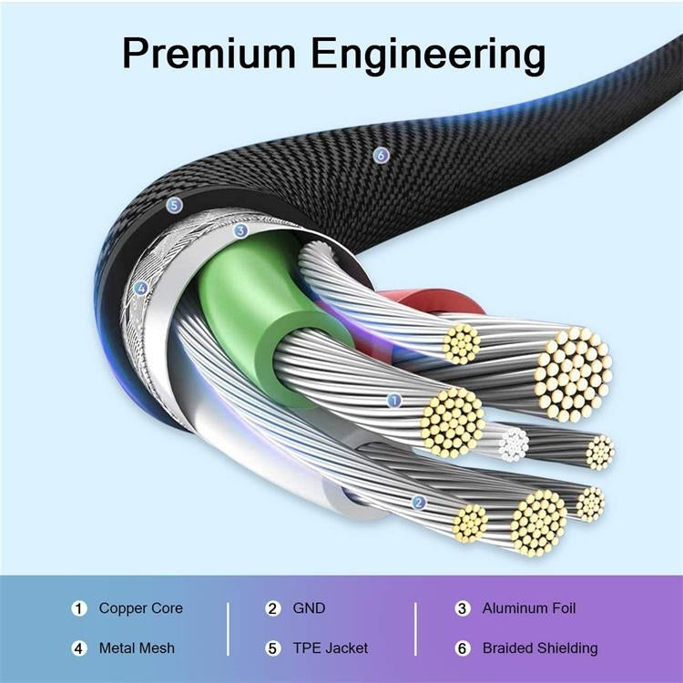 QGeeM MF01 USB-A To 8 Pin Phone Tablet Fast Charging Data Cable, Length: 1m - free shipping - PMC Jewellery - Order now!