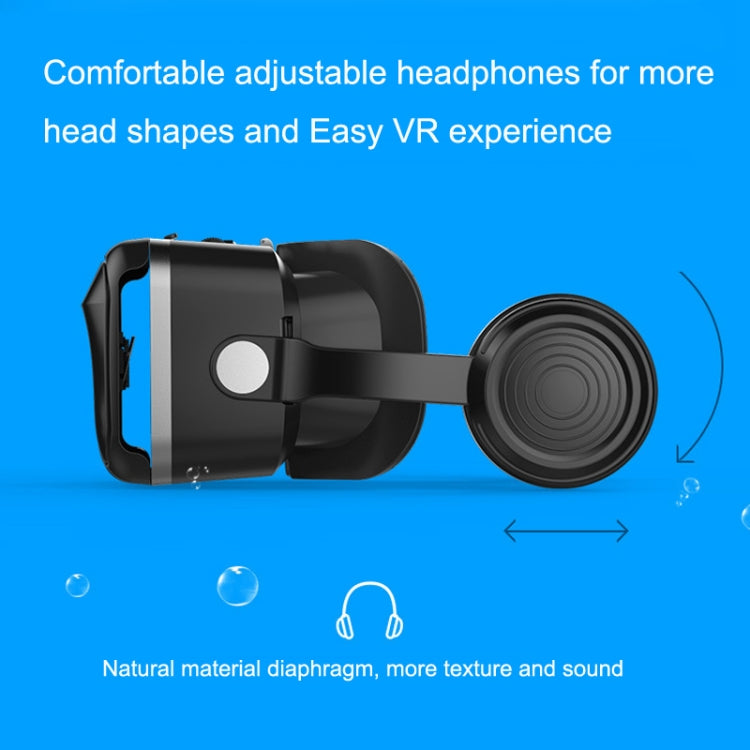 VRSHINECON G04EA+B01 Handle 7th VR Glasses 3D Virtual Reality Game Digital Glasses With Headset - VR Headset by VRSHINECON | Online Shopping South Africa | PMC Jewellery | Buy Now Pay Later Mobicred