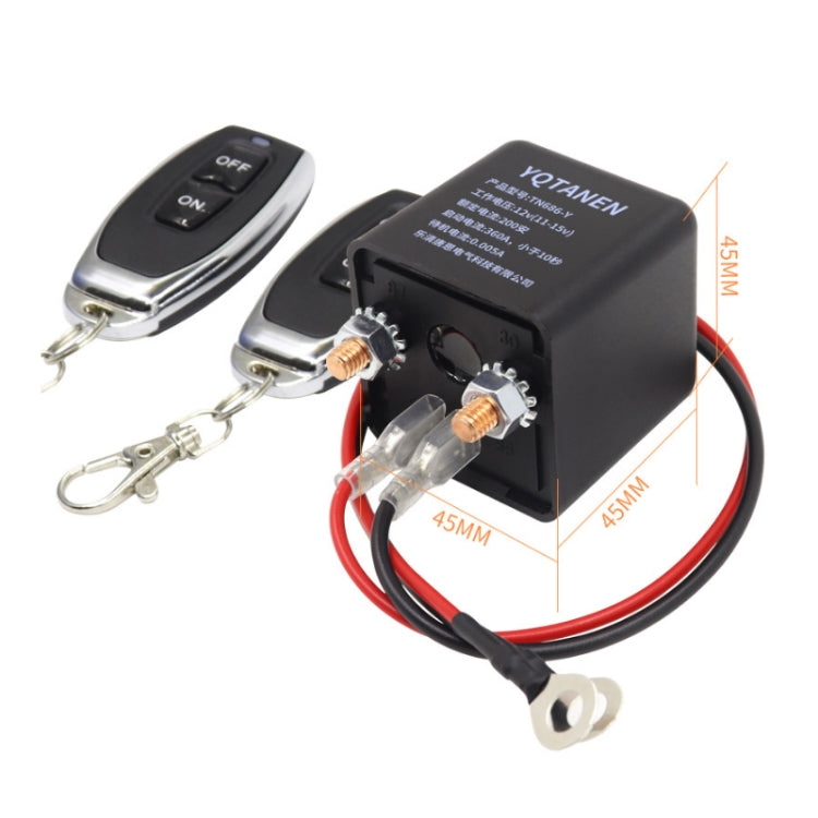 YQTANEN Car Battery Leakage Protection Remote Control Power Off Relay, Voltage: 12V 120A - Relays by PMC TechLife | Online Shopping South Africa | PMC TechLife | Buy Now Pay Later Mobicred