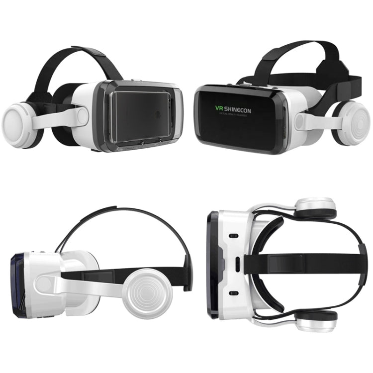 VRSHINECON G04BS+B01 Handle 3D Virtual Reality Helmet VR Glasses With Bluetooth Headset - VR Headset by VRSHINECON | Online Shopping South Africa | PMC Jewellery | Buy Now Pay Later Mobicred