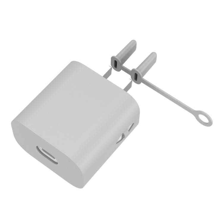 For Huawei Honor 40W AC01 Charger Silicone Protective Cover(Grey) - free shipping - PMC Jewellery - Order now!