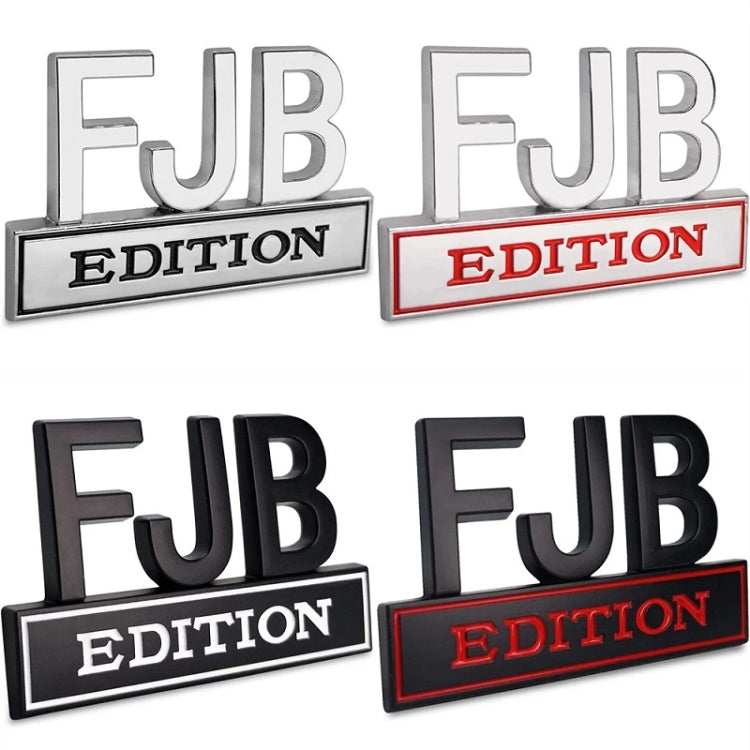 5pcs Car Body Rear Modification Plate Label(Silver Black) - Decorative Sticker by PMC Jewellery | Online Shopping South Africa | PMC Jewellery | Buy Now Pay Later Mobicred