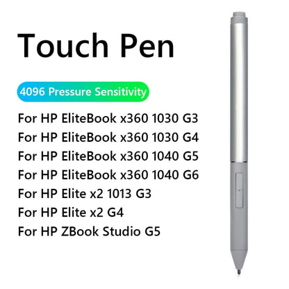 For HP Elitebook And ZBook X360 1030 G2/G3 Bluetooth Anti-touch Touch Pen(Silver) - Stylus Pen by PMC Jewellery | Online Shopping South Africa | PMC Jewellery