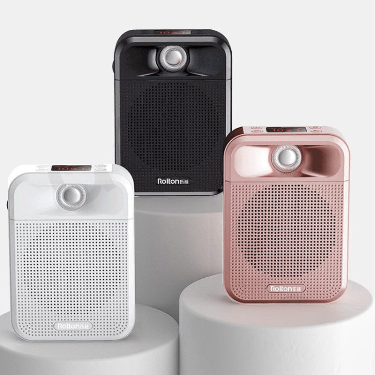 Rolton  K700 Bluetooth Dual-speaker Audio Speaker Megaphone Voice Amplifier(Rose Gold) - Microphone by Rolton | Online Shopping South Africa | PMC TechLife | Buy Now Pay Later Mobicred