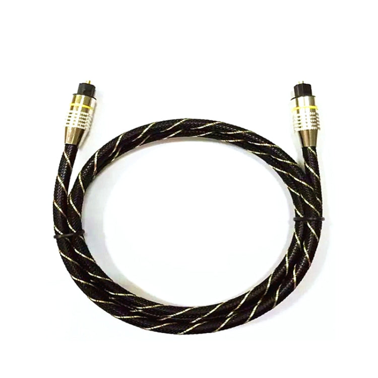 EMK HB/A6.0 SPDIF Interface Digital High-Definition Audio Optical Fiber Cable, Length: 10m(Black White Net) - Audio Optical Cables by EMK | Online Shopping South Africa | PMC Jewellery | Buy Now Pay Later Mobicred