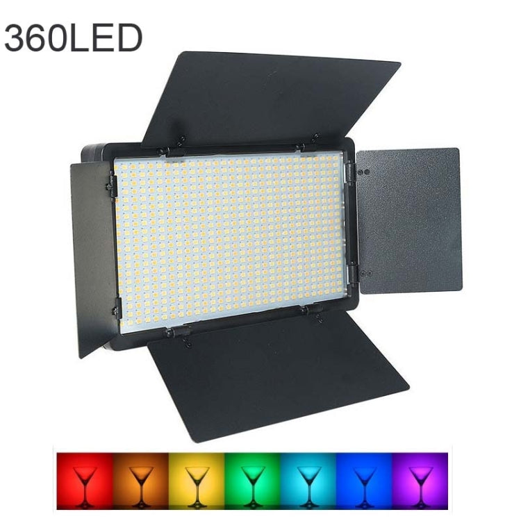 E600 RGB Color 40W 3200K-5600K LED Flat Panel Lights Live Broadcast Fill Light,EU Plug -  by PMC TechLife | Online Shopping South Africa | PMC TechLife | Buy Now Pay Later Mobicred