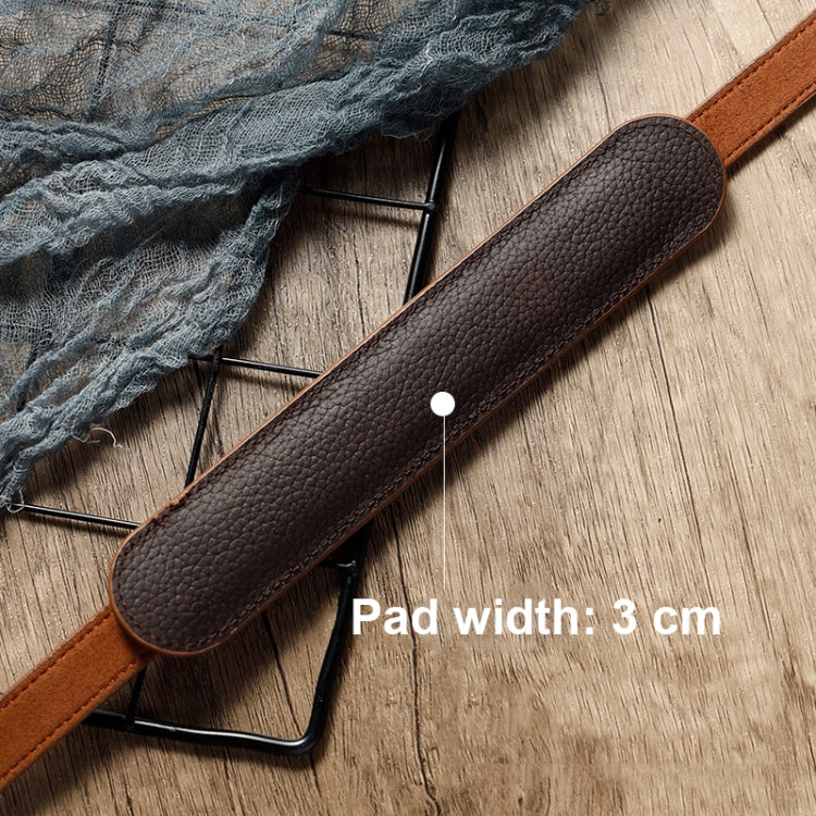 Outdoor Photography Cowhide Leather Camera Shoulder Hanging Neck Winding Strap, Spec: Top-layer (Black) - Camera Strap by PMC TechLife | Online Shopping South Africa | PMC TechLife | Buy Now Pay Later Mobicred